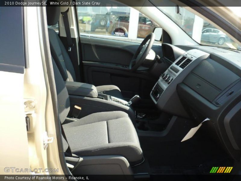 White Gold / Dark Slate Gray 2010 Dodge Journey SE