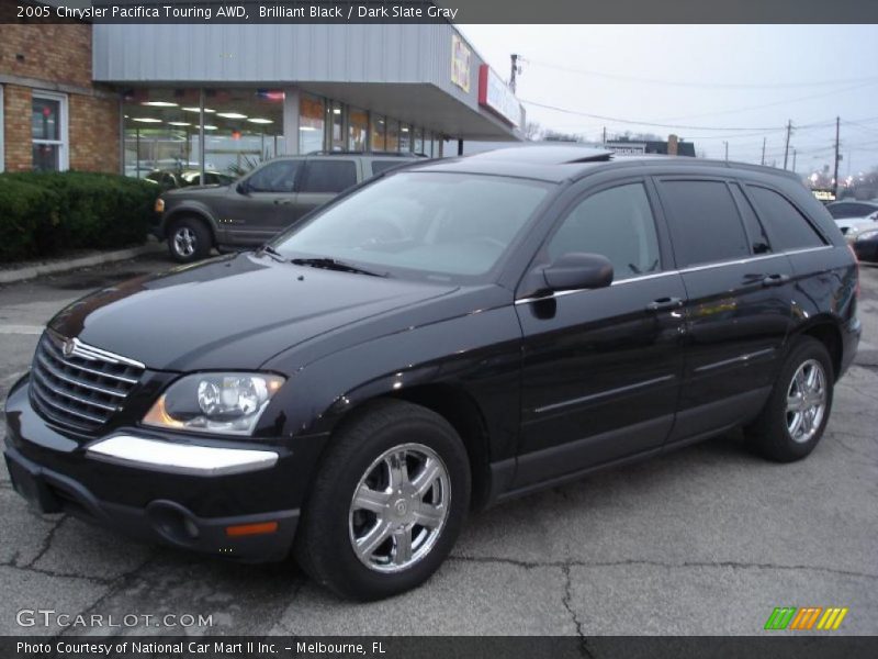 Brilliant Black / Dark Slate Gray 2005 Chrysler Pacifica Touring AWD