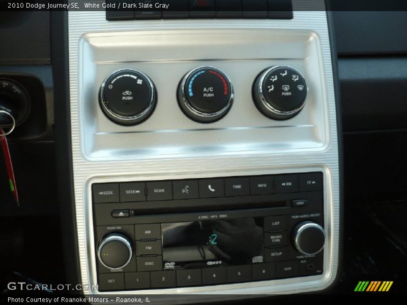 White Gold / Dark Slate Gray 2010 Dodge Journey SE