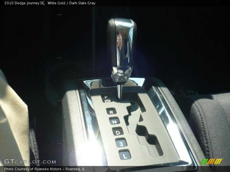 White Gold / Dark Slate Gray 2010 Dodge Journey SE