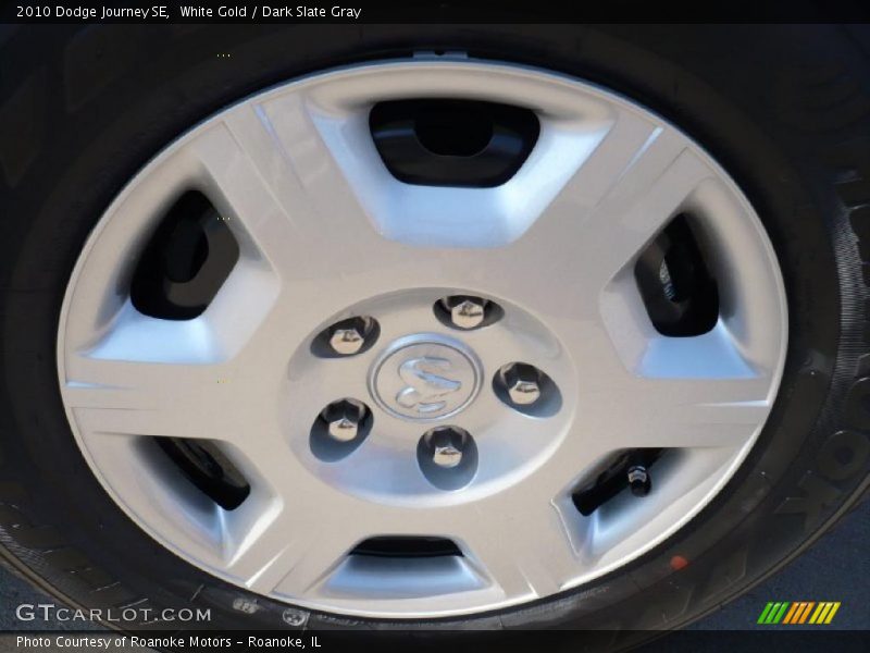 White Gold / Dark Slate Gray 2010 Dodge Journey SE