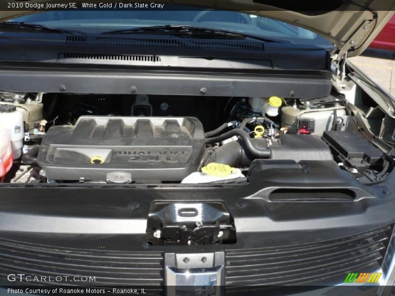White Gold / Dark Slate Gray 2010 Dodge Journey SE