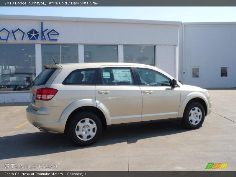 White Gold / Dark Slate Gray 2010 Dodge Journey SE