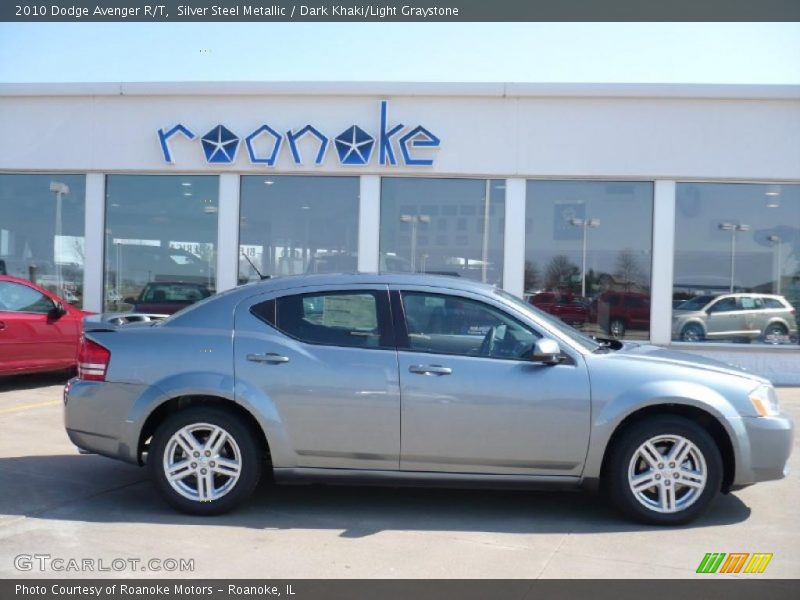 Silver Steel Metallic / Dark Khaki/Light Graystone 2010 Dodge Avenger R/T