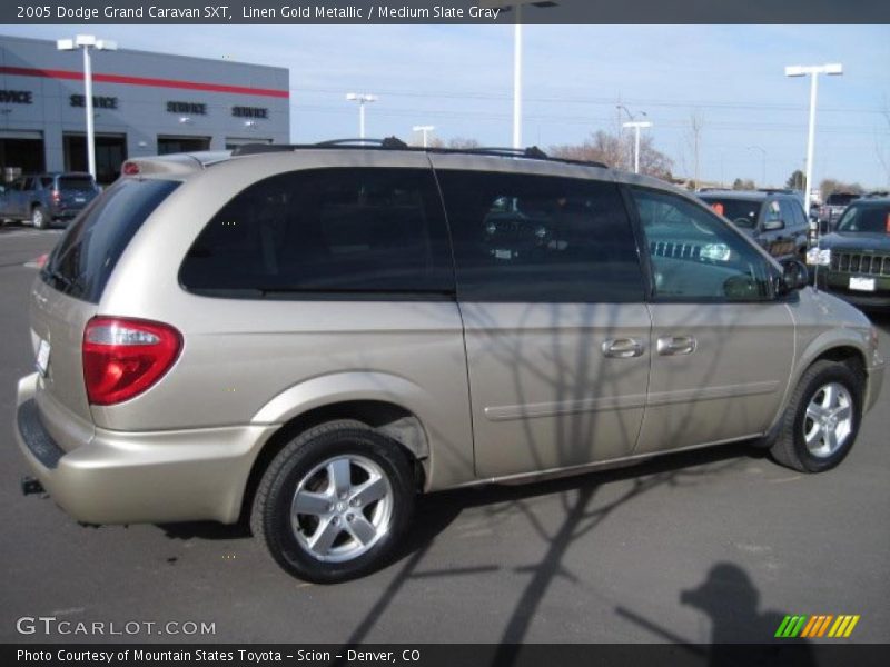 Linen Gold Metallic / Medium Slate Gray 2005 Dodge Grand Caravan SXT