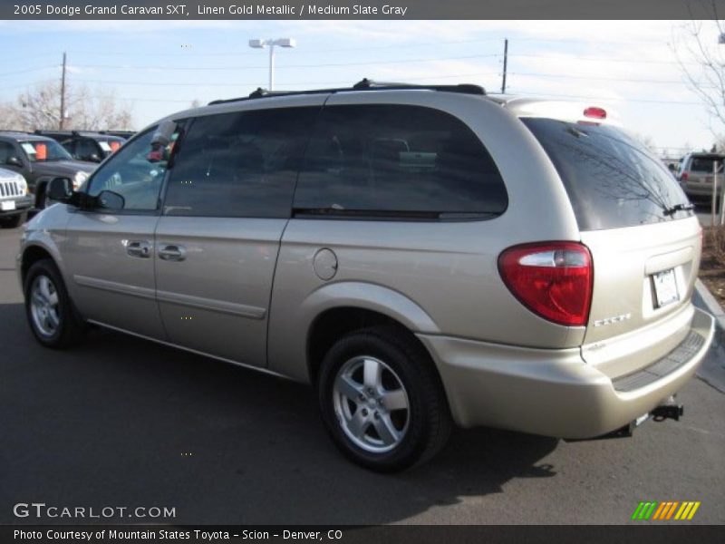 Linen Gold Metallic / Medium Slate Gray 2005 Dodge Grand Caravan SXT