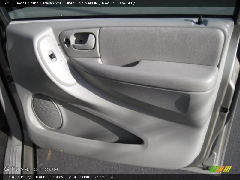 Linen Gold Metallic / Medium Slate Gray 2005 Dodge Grand Caravan SXT