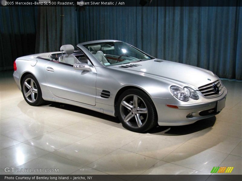 Brilliant Silver Metallic / Ash 2005 Mercedes-Benz SL 500 Roadster