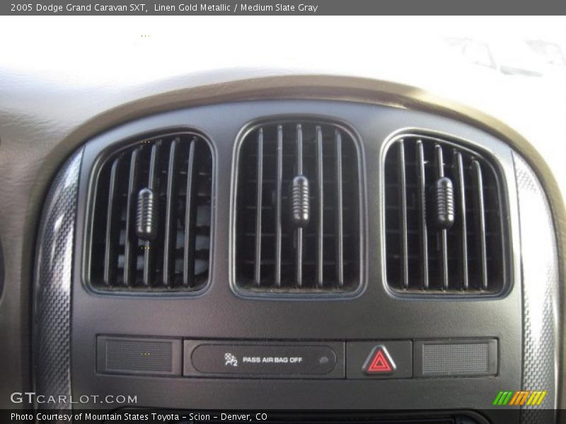 Linen Gold Metallic / Medium Slate Gray 2005 Dodge Grand Caravan SXT