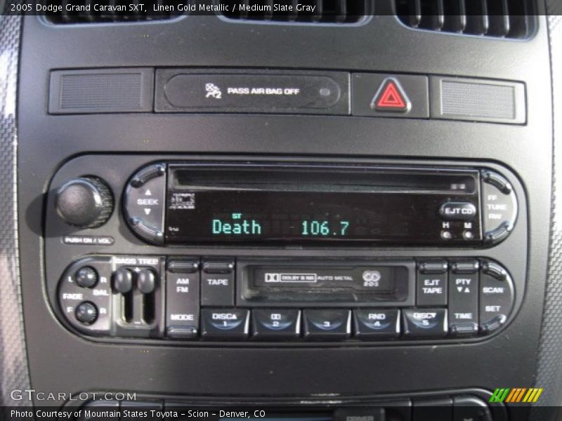 Linen Gold Metallic / Medium Slate Gray 2005 Dodge Grand Caravan SXT