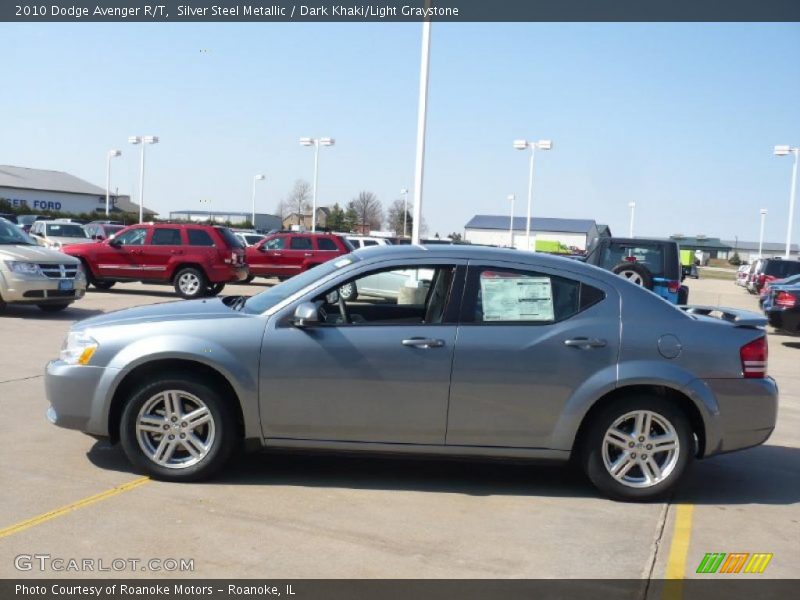 Silver Steel Metallic / Dark Khaki/Light Graystone 2010 Dodge Avenger R/T