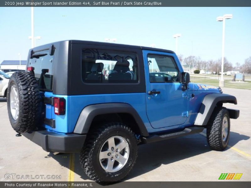 Surf Blue Pearl / Dark Slate Gray/Blue 2010 Jeep Wrangler Sport Islander Edition 4x4