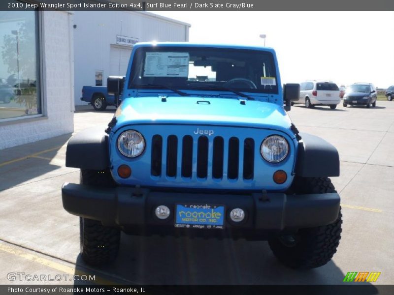 Surf Blue Pearl / Dark Slate Gray/Blue 2010 Jeep Wrangler Sport Islander Edition 4x4