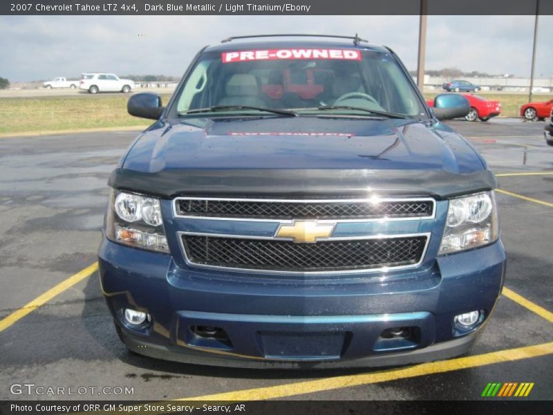 Dark Blue Metallic / Light Titanium/Ebony 2007 Chevrolet Tahoe LTZ 4x4