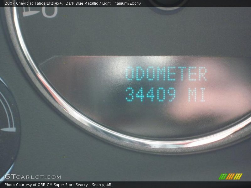 Dark Blue Metallic / Light Titanium/Ebony 2007 Chevrolet Tahoe LTZ 4x4