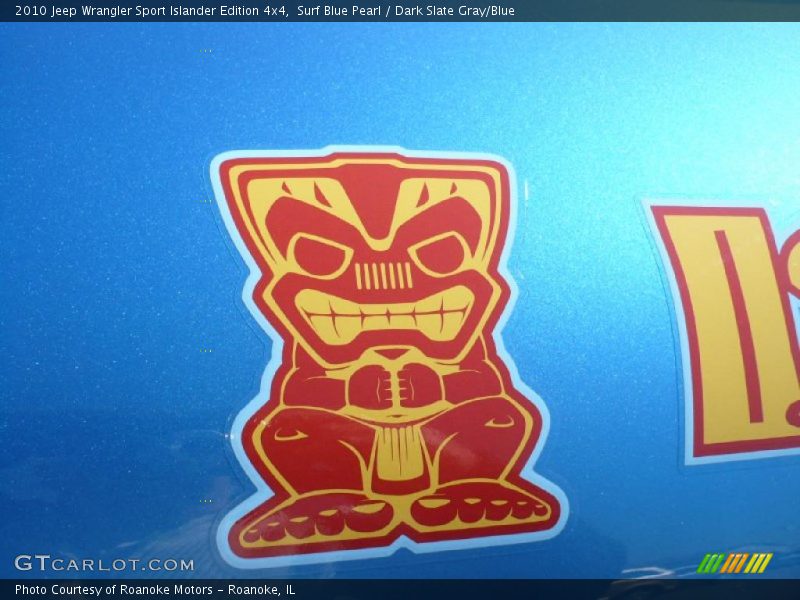 Surf Blue Pearl / Dark Slate Gray/Blue 2010 Jeep Wrangler Sport Islander Edition 4x4
