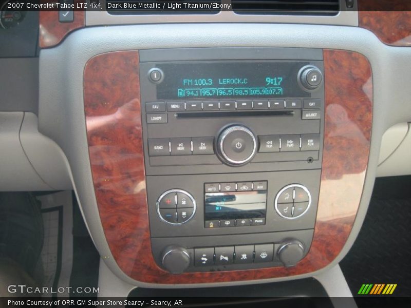 Dark Blue Metallic / Light Titanium/Ebony 2007 Chevrolet Tahoe LTZ 4x4