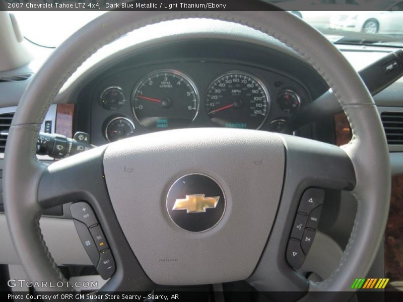 Dark Blue Metallic / Light Titanium/Ebony 2007 Chevrolet Tahoe LTZ 4x4