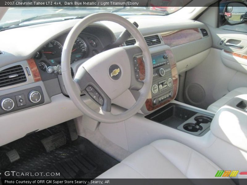 Dark Blue Metallic / Light Titanium/Ebony 2007 Chevrolet Tahoe LTZ 4x4