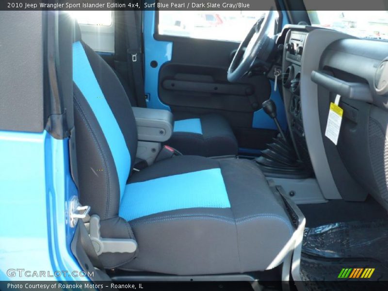 Surf Blue Pearl / Dark Slate Gray/Blue 2010 Jeep Wrangler Sport Islander Edition 4x4