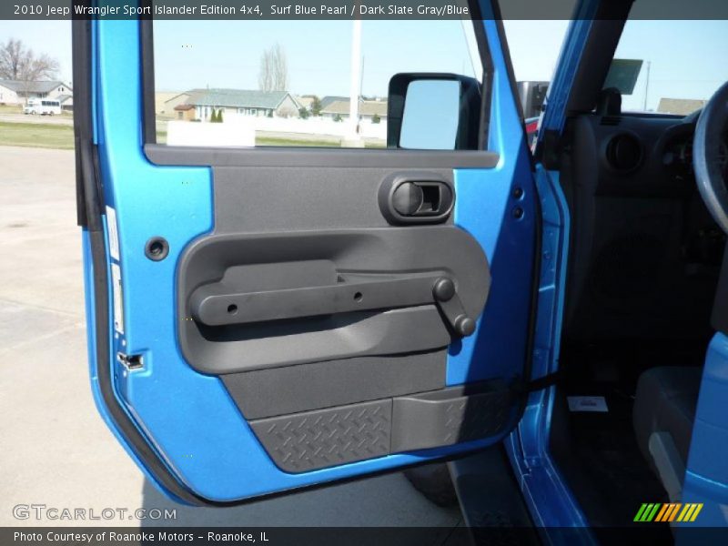 Surf Blue Pearl / Dark Slate Gray/Blue 2010 Jeep Wrangler Sport Islander Edition 4x4