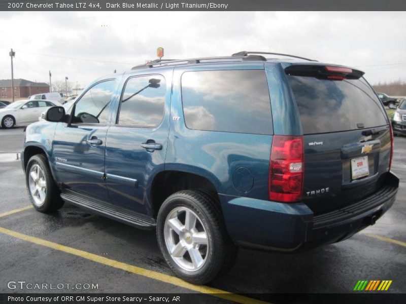 Dark Blue Metallic / Light Titanium/Ebony 2007 Chevrolet Tahoe LTZ 4x4