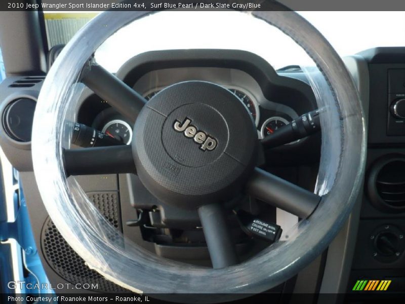 Surf Blue Pearl / Dark Slate Gray/Blue 2010 Jeep Wrangler Sport Islander Edition 4x4