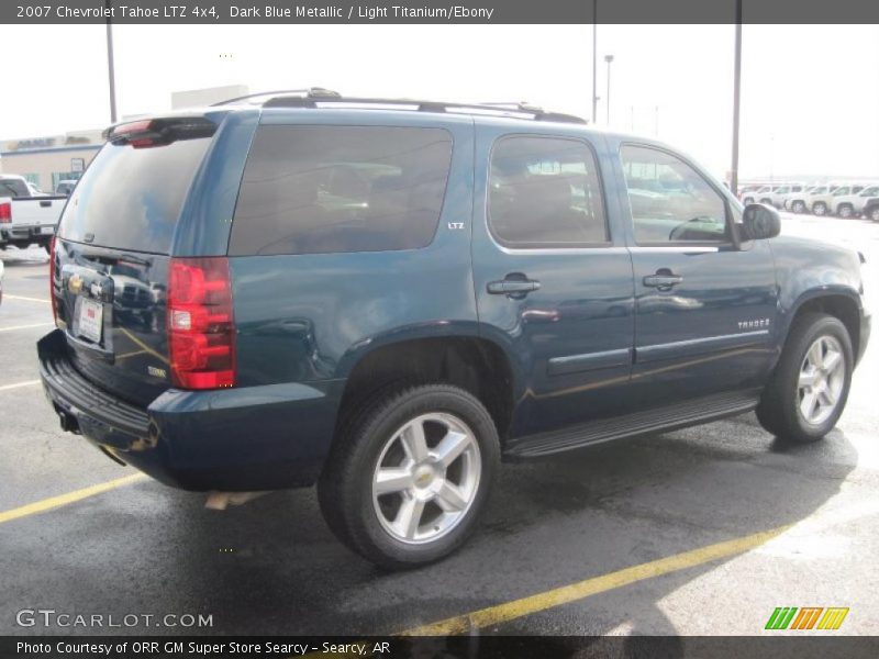 Dark Blue Metallic / Light Titanium/Ebony 2007 Chevrolet Tahoe LTZ 4x4