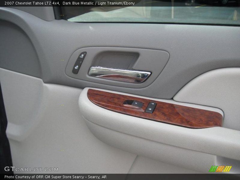 Dark Blue Metallic / Light Titanium/Ebony 2007 Chevrolet Tahoe LTZ 4x4