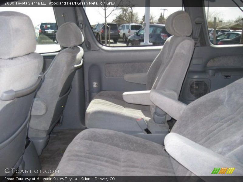 Woodland Pearl Green Metallic / Gray 2000 Toyota Sienna LE