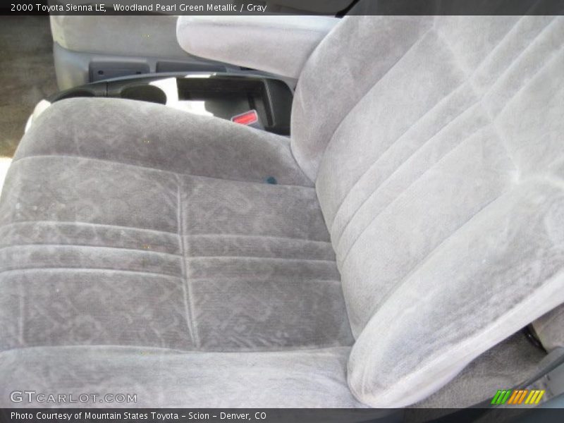 Woodland Pearl Green Metallic / Gray 2000 Toyota Sienna LE