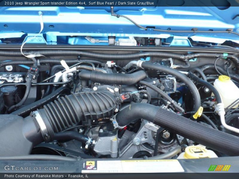 Surf Blue Pearl / Dark Slate Gray/Blue 2010 Jeep Wrangler Sport Islander Edition 4x4