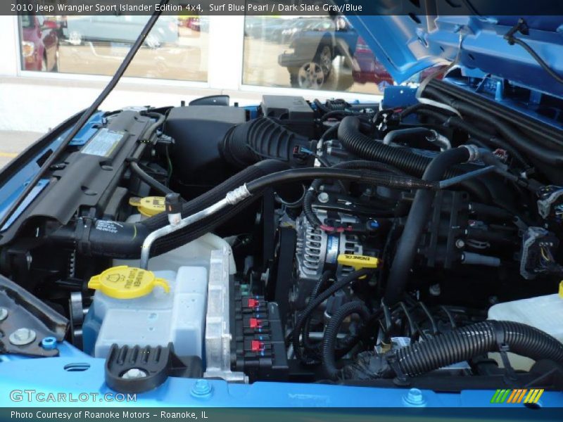 Surf Blue Pearl / Dark Slate Gray/Blue 2010 Jeep Wrangler Sport Islander Edition 4x4