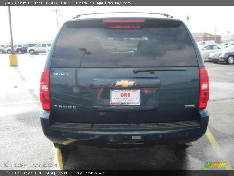 Dark Blue Metallic / Light Titanium/Ebony 2007 Chevrolet Tahoe LTZ 4x4