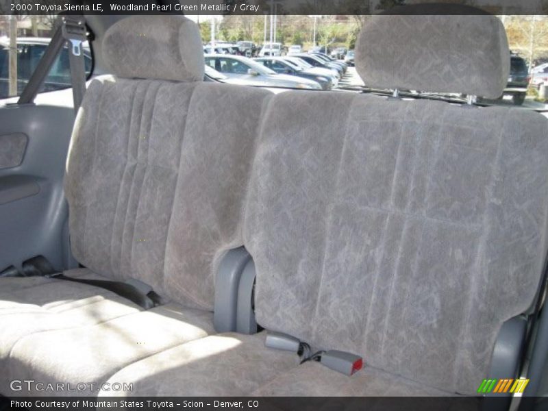 Woodland Pearl Green Metallic / Gray 2000 Toyota Sienna LE