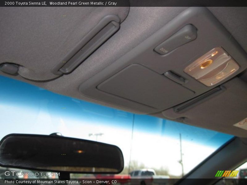 Woodland Pearl Green Metallic / Gray 2000 Toyota Sienna LE