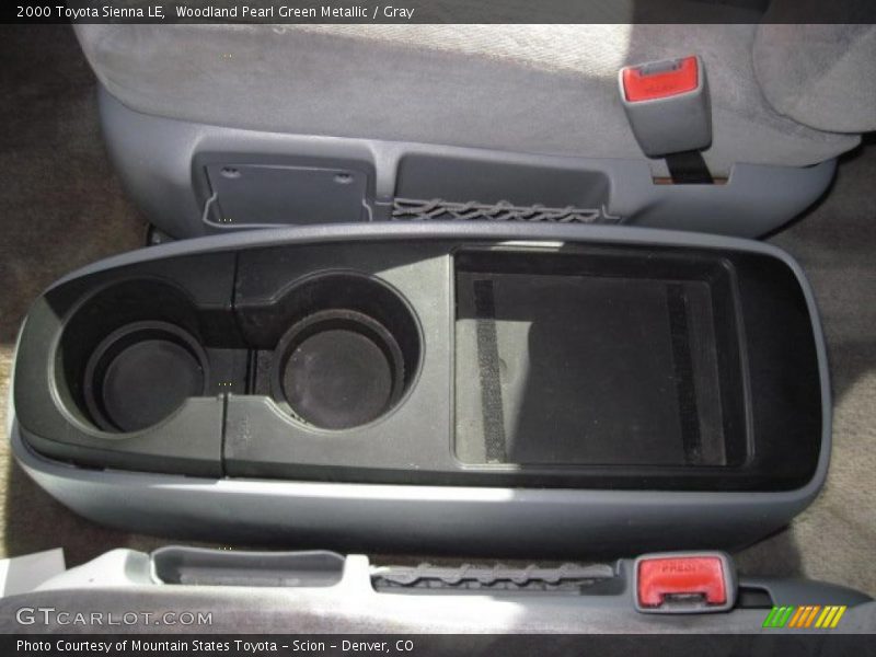 Woodland Pearl Green Metallic / Gray 2000 Toyota Sienna LE