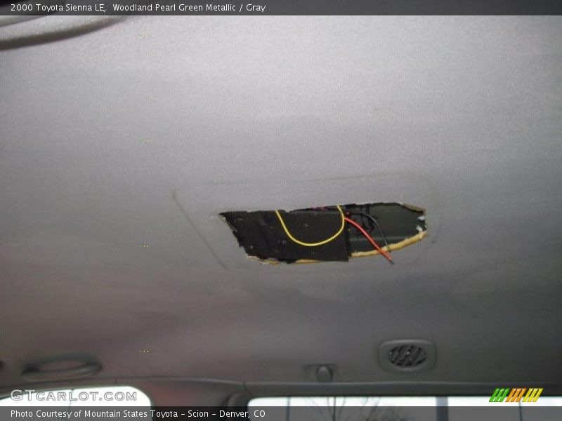 Woodland Pearl Green Metallic / Gray 2000 Toyota Sienna LE