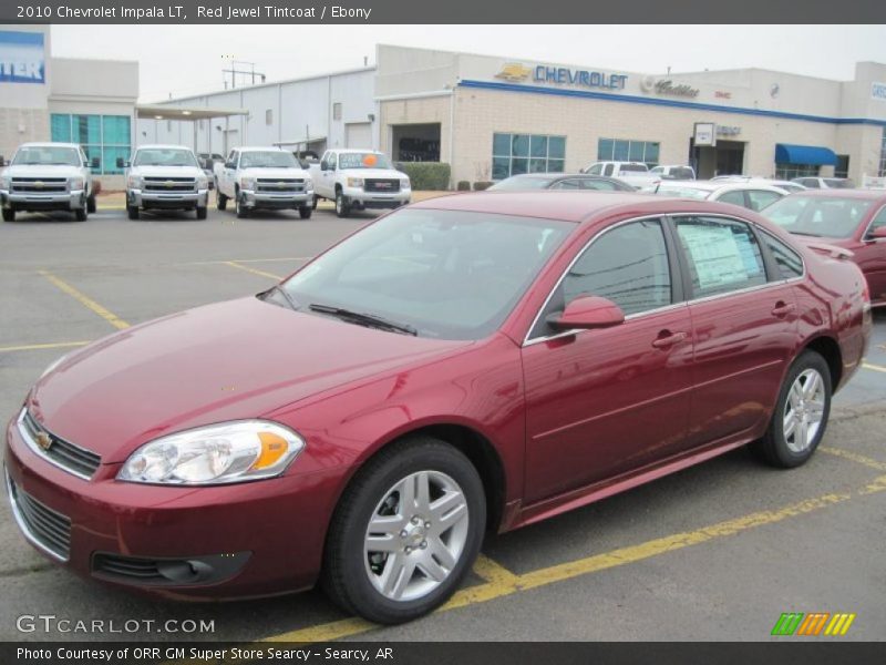 Red Jewel Tintcoat / Ebony 2010 Chevrolet Impala LT