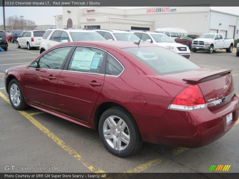 Red Jewel Tintcoat / Ebony 2010 Chevrolet Impala LT