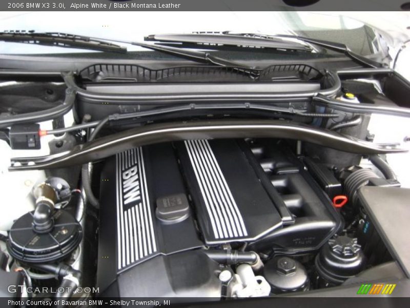 Alpine White / Black Montana Leather 2006 BMW X3 3.0i
