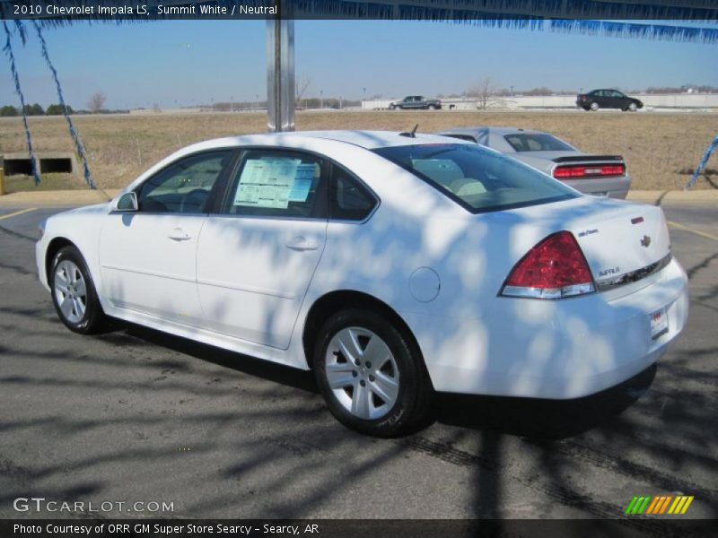 Summit White / Neutral 2010 Chevrolet Impala LS