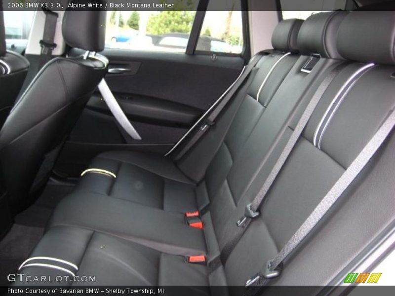 Alpine White / Black Montana Leather 2006 BMW X3 3.0i