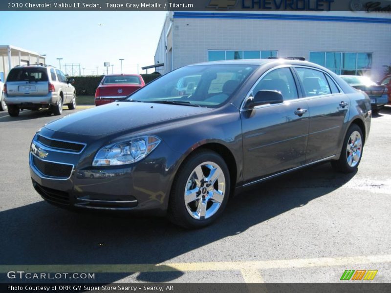 Taupe Gray Metallic / Titanium 2010 Chevrolet Malibu LT Sedan