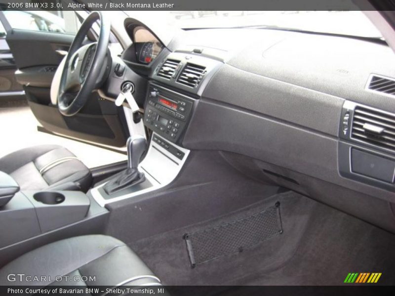Alpine White / Black Montana Leather 2006 BMW X3 3.0i