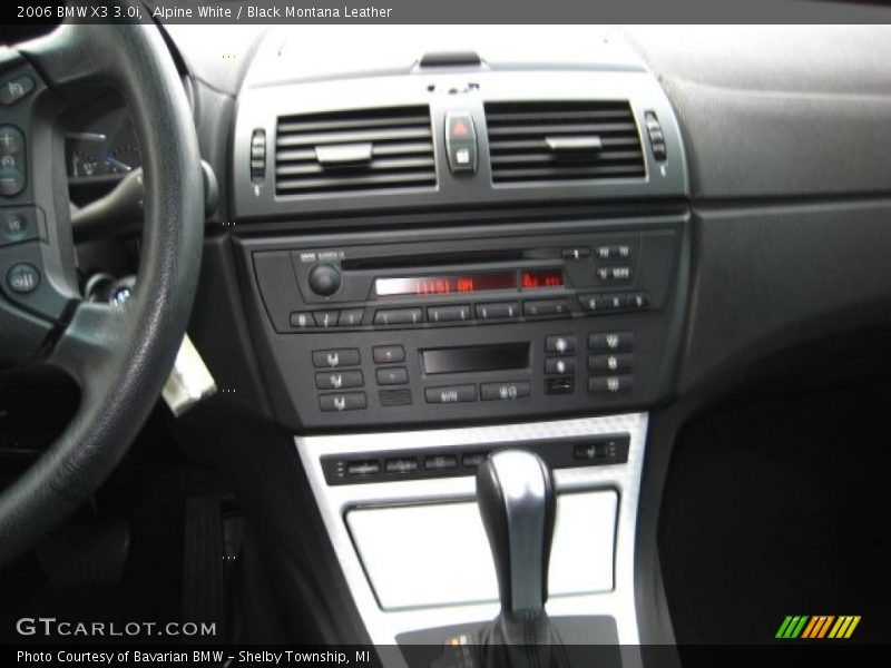 Alpine White / Black Montana Leather 2006 BMW X3 3.0i