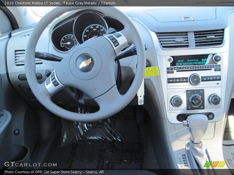 Taupe Gray Metallic / Titanium 2010 Chevrolet Malibu LT Sedan