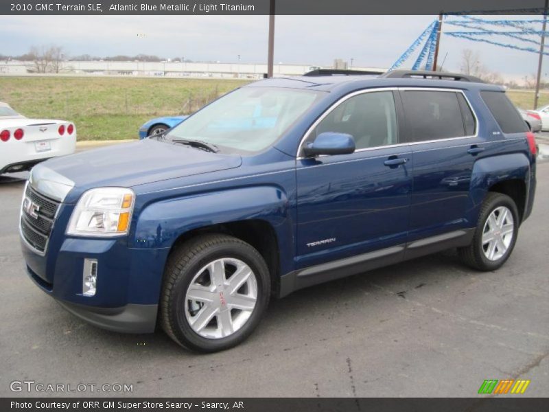 Atlantic Blue Metallic / Light Titanium 2010 GMC Terrain SLE