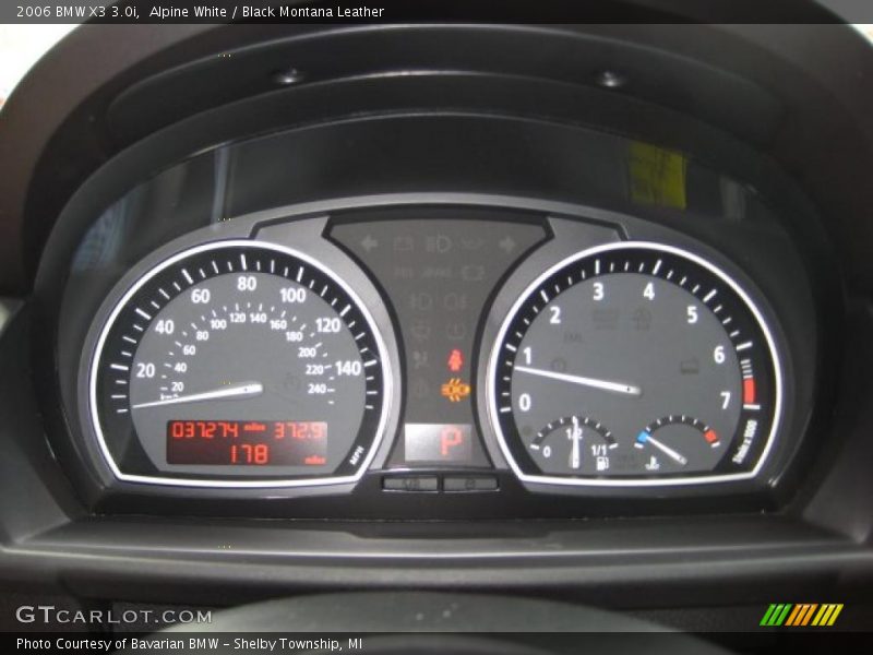 Alpine White / Black Montana Leather 2006 BMW X3 3.0i
