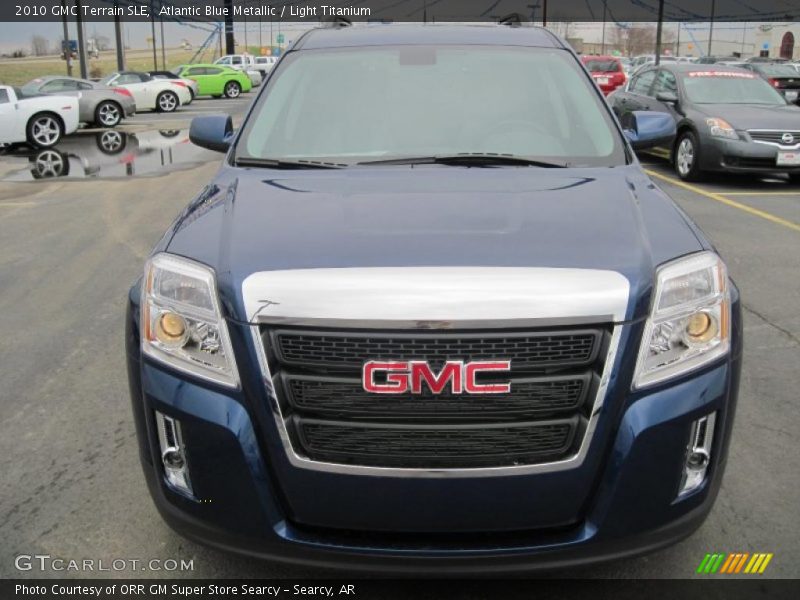 Atlantic Blue Metallic / Light Titanium 2010 GMC Terrain SLE